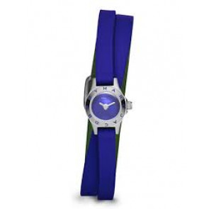 Bracelet de montre Marc by Marc Jacobs MBM5533 Silicone Bleu 7mm