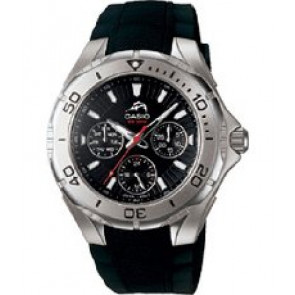 Casio bracelet de montre 10264132 Plastique Noir 15mm 