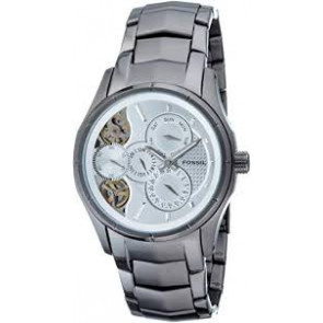 Bracelet de montre Fossil ME1019 Acier inoxydable Gris anthracite 24mm