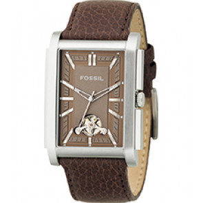 Bracelet de montre Fossil ME1042 Cuir Brun 26mm