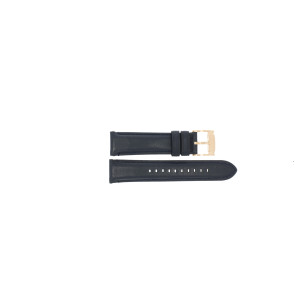 Bracelet de montre Fossil ME3054 Cuir Bleu 22mm