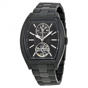 Bracelet de montre Fossil ME3050 Acier inoxydable Noir 20mm