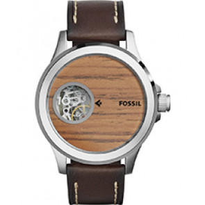 Bracelet de montre Fossil ME3113 Cuir Brun 22mm