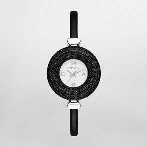 Bracelet de montre Marc by Marc Jacobs MJ1429 Cuir Noir 8mm