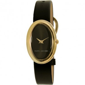Bracelet de montre Marc by Marc Jacobs MJ1454 Cuir Noir 12mm
