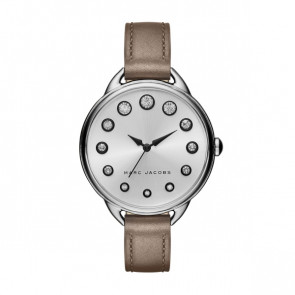 Bracelet de montre Marc by Marc Jacobs MJ1476 Cuir Brun 12mm