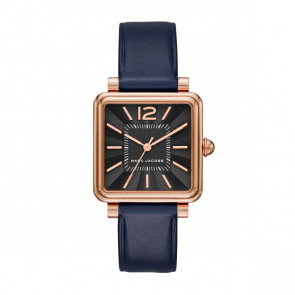 Bracelet de montre Marc by Marc Jacobs MJ1523 Cuir Bleu 16mm