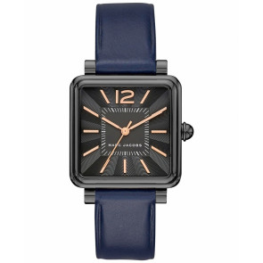 Bracelet de montre Marc by Marc Jacobs MJ1524 Cuir Bleu 16mm