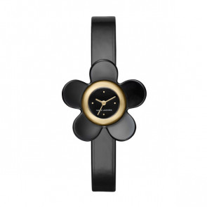 Bracelet de montre Marc by Marc Jacobs MJ1593 Cuir Noir 12mm