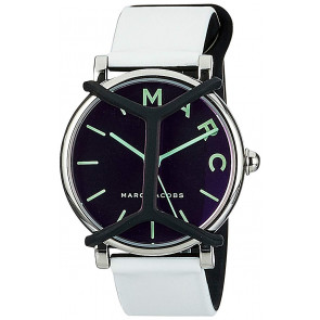 Bracelet de montre Marc by Marc Jacobs MJ1645 Silicone Blanc 18mm