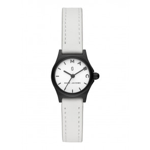 Bracelet de montre Marc by Marc Jacobs MJ1656 Cuir Blanc 10mm