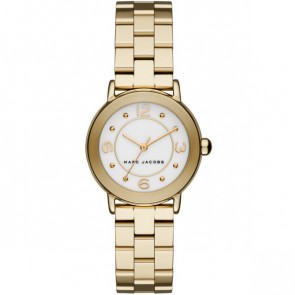 Bracelet de montre Marc by Marc Jacobs MJ3473 Acier inoxydable Plaqué or 14mm