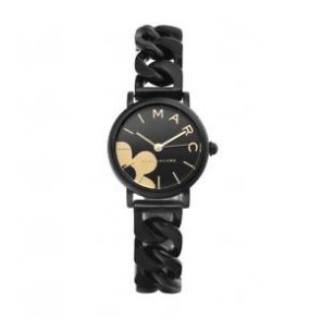 Bracelet de montre Marc by Marc Jacobs MJ3596 Acier inoxydable Noir 14mm