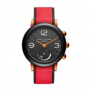 Bracelet de montre Marc by Marc Jacobs MJT1008 Silicone Noir 20mm