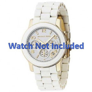Bracelet de montre Michael Kors MK5145 Acier Blanc 20mm