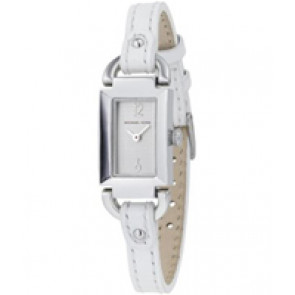 Bracelet de montre Michael Kors MK2057 Cuir Blanc 12mm