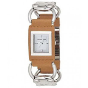 Bracelet de montre Michael Kors MK2100 Cuir Brun 27mm
