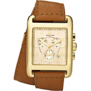 Bracelet de montre Michael Kors MK2227 Cuir Brun 24mm