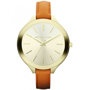 Bracelet de montre Michael Kors MK2275 Cuir Orange 12mm