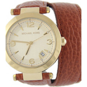 Bracelet de montre Michael Kors MK2295 Cuir Brun 21mm