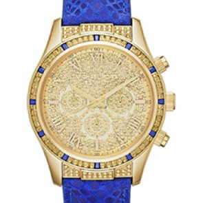 Bracelet de montre Michael Kors MK2311 Cuir Bleu 22mm