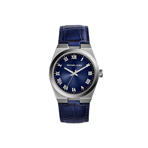 Bracelet de montre Michael Kors MK2355 Cuir Bleu 24mm