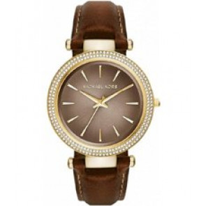 Bracelet de montre Michael Kors MK2382 Cuir Brun 18mm