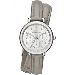 Bracelet de montre Michael Kors MK2403 Cuir Gris 12mm