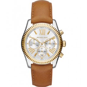Bracelet de montre Michael Kors MK2420 Cuir Brun 20mm
