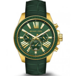 Bracelet de montre Michael Kors MK2451 Cuir Vert 20mm