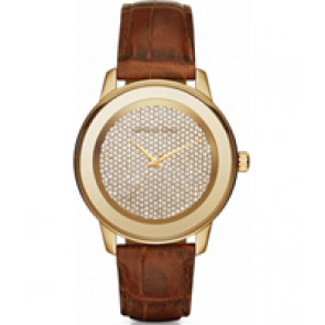 Bracelet de montre Michael Kors MK2455 Cuir Brun 20mm