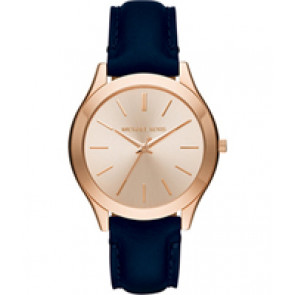 Bracelet de montre Michael Kors MK2466 Cuir Bleu 20mm