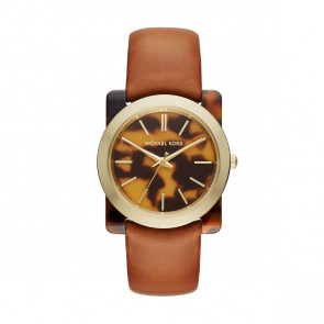 Bracelet de montre Michael Kors MK2484 Cuir Brun 22mm