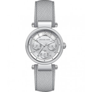 Bracelet de montre Michael Kors MK2503 Cuir Gris 16mm