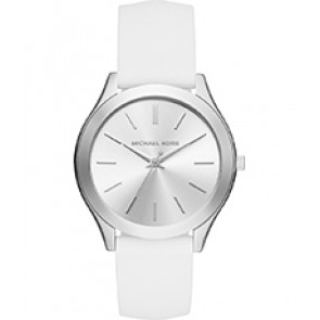 Bracelet de montre Michael Kors MK2508 Silicone Blanc 20mm