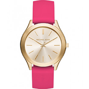 Bracelet de montre Michael Kors MK2510 Silicone Rose 20mm