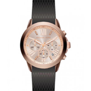 Bracelet de montre Michael Kors MK2557 Silicone Noir 20mm