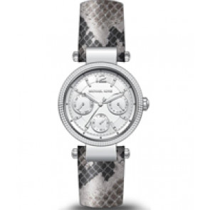 Bracelet de montre Michael Kors MK2567 Cuir Gris 16mm