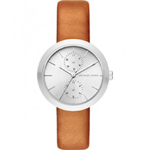 Bracelet de montre Michael Kors MK2573 Cuir Brun 18mm