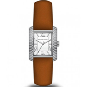 Bracelet de montre Michael Kors MK2612 Cuir Brun 18mm