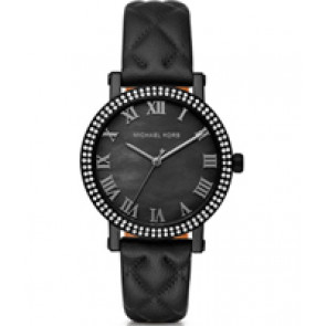 Bracelet de montre Michael Kors MK2620 Cuir Noir 18mm