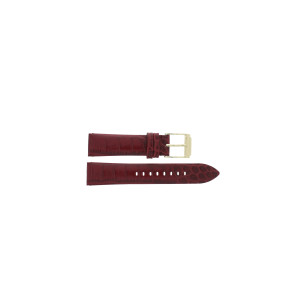 Bracelet de montre Michael Kors MK2623 Cuir Rouge 20mm