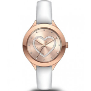 Bracelet de montre Michael Kors MK2645 Cuir Blanc 14mm