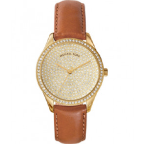 Bracelet de montre Michael Kors MK2648 Cuir Brun 20mm
