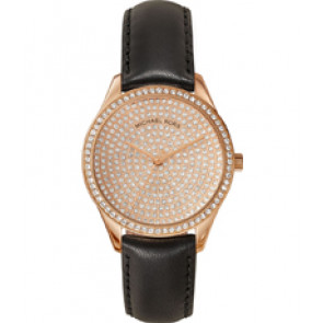 Bracelet de montre Michael Kors MK2649 Cuir Noir 20mm