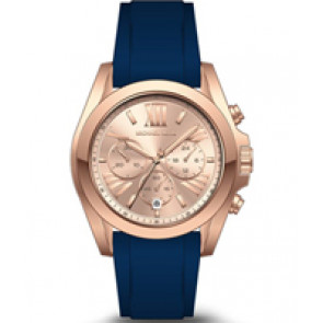 Bracelet de montre Michael Kors MK2650 Silicone Bleu 22mm