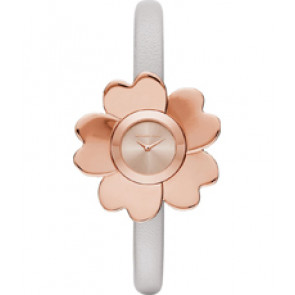 Bracelet de montre Michael Kors MK2665 Cuir Blanc 8mm