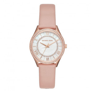 Bracelet de montre Michael Kors MK2690 Cuir Rose 16mm