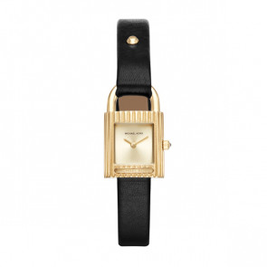 Bracelet de montre (Combinaison bracelet + cas) Michael Kors MK2692 Cuir Noir 12mm