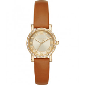 Bracelet de montre Michael Kors MK2697 Cuir Brun 14mm